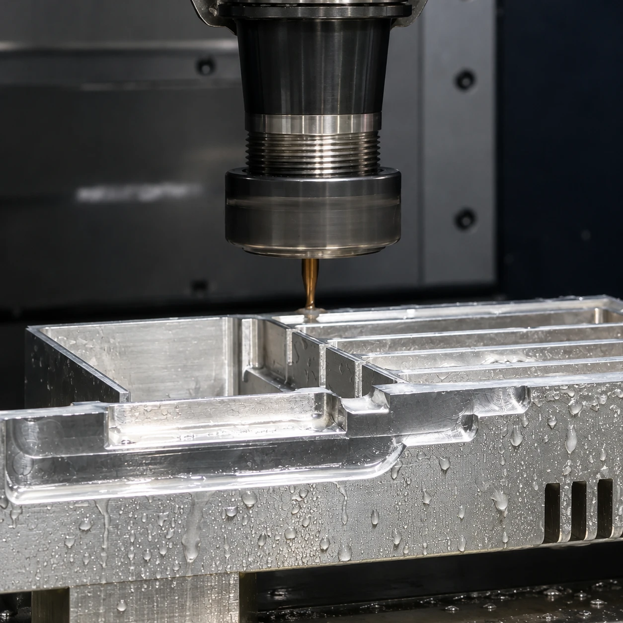 CNC milling of a component